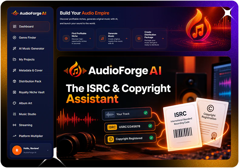 AudioForge-AI-feature-14-ISRC