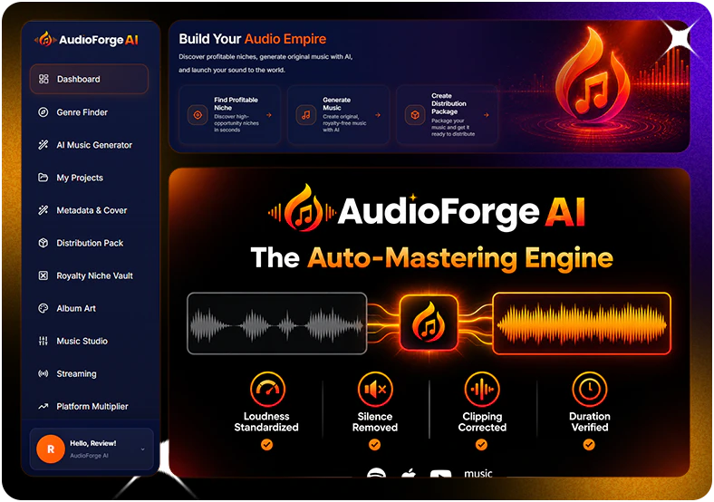 AudioForge-AI-feature-9-Mastering