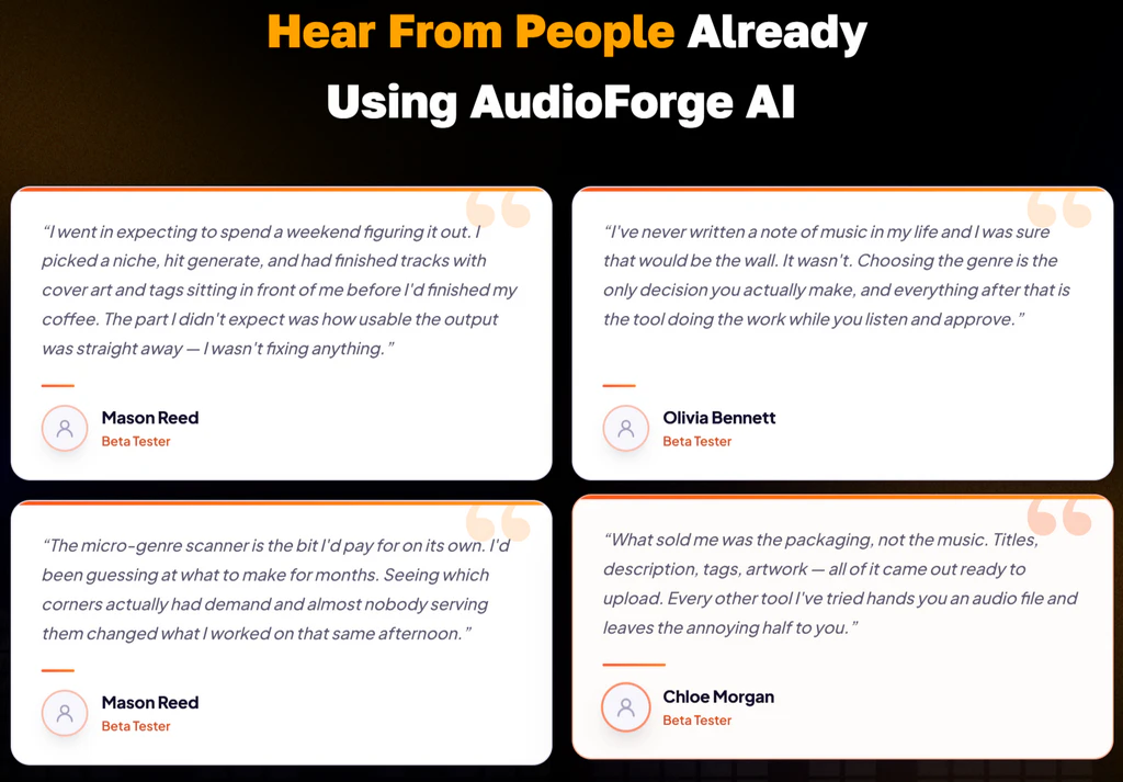 AudioForge-AI-feedback