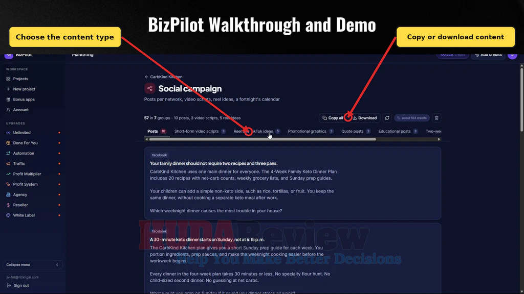 BizPilot-demo-13-Social