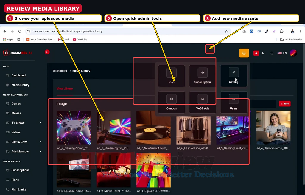 CastleFlix-AI-demo-4-Media
