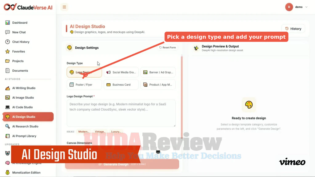 ClaudeVerse-AI-demo-12-Designs