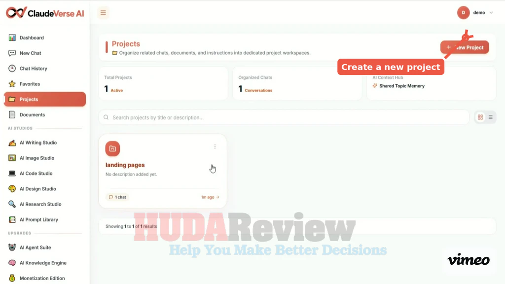 ClaudeVerse-AI-demo-7-create