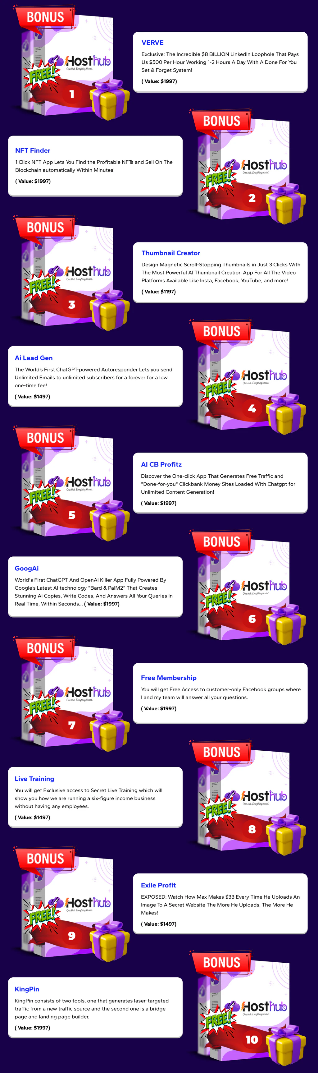 HostHub-bonus