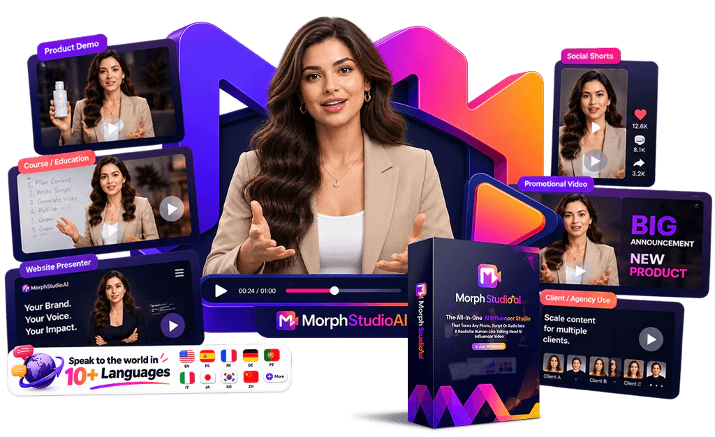 MorphStudio AI Review: Turn Any Photo Into a Sales-Ready AI Spokesperson