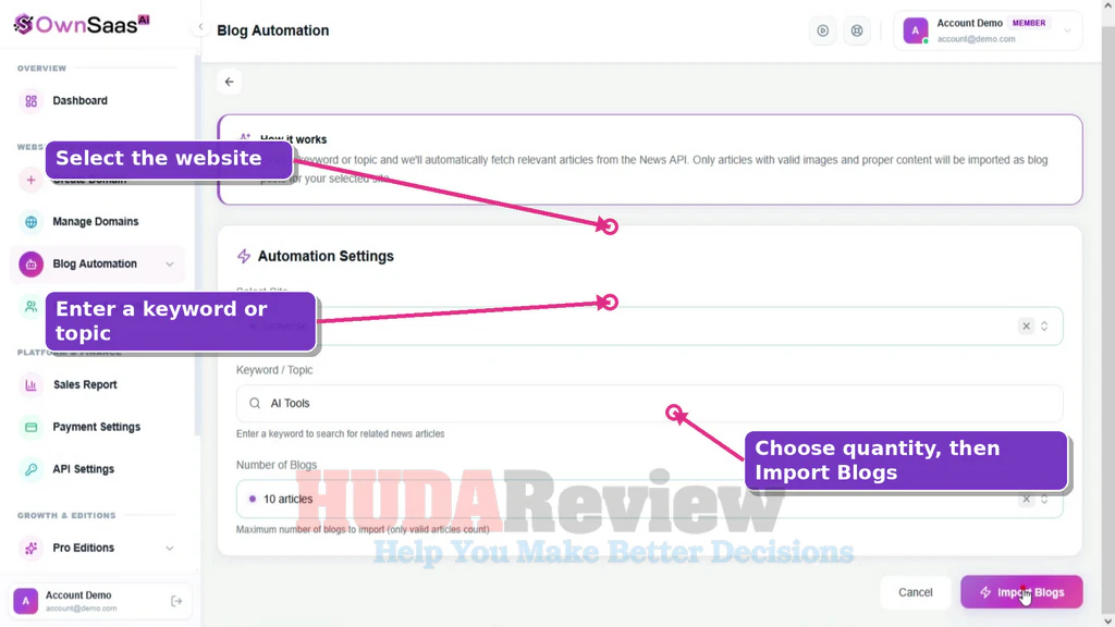 OwnSaaS-AI-demo-23-Automate