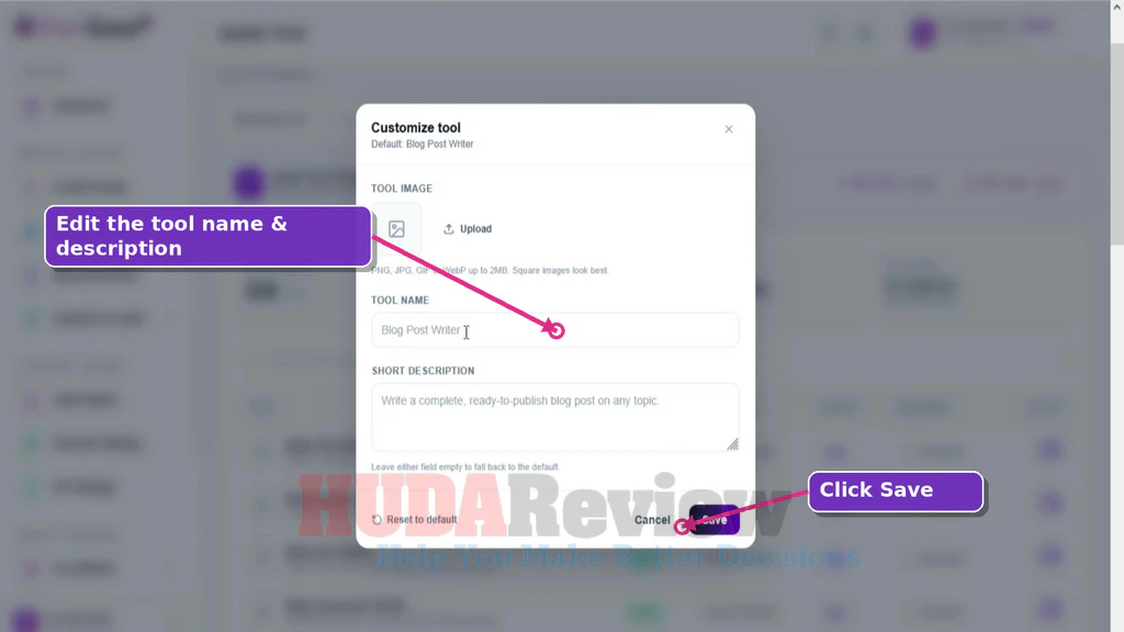 OwnSaaS-AI-demo-4-Customize
