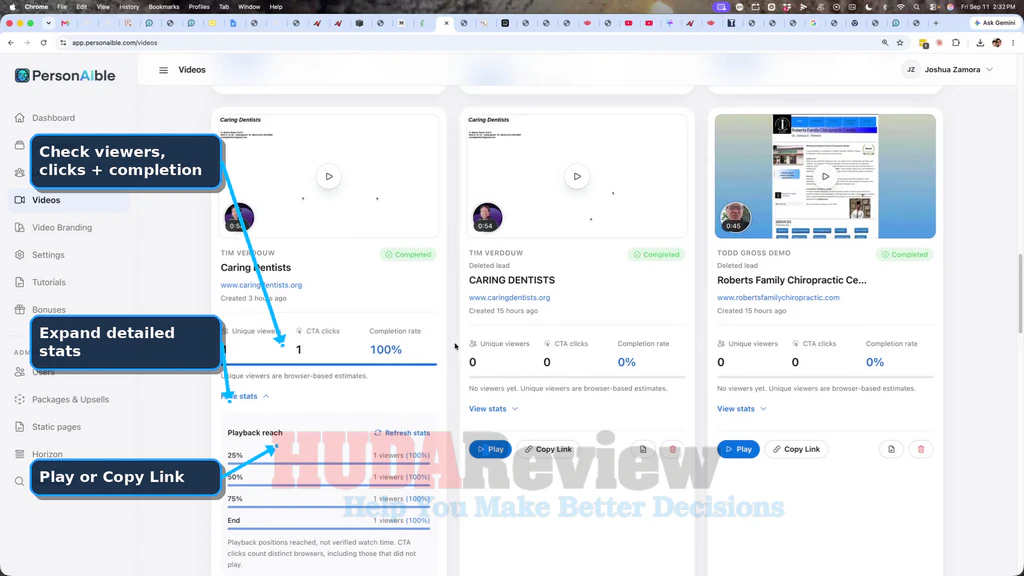 PersonAIble-demo-16-Analytics
