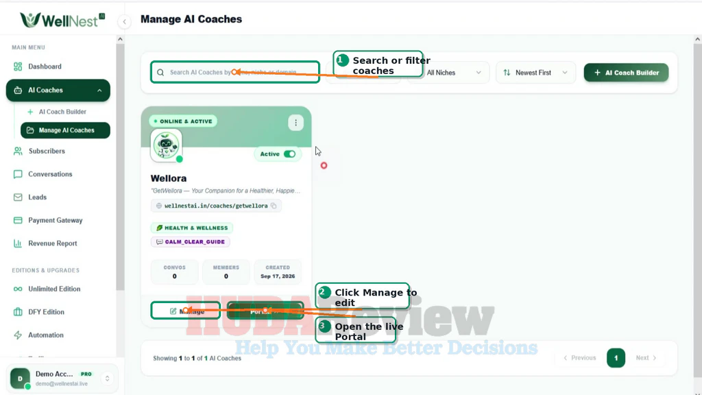 WellNest-AI-demo-15-Manage