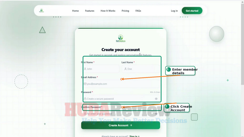 WellNest-AI-demo-20-Account