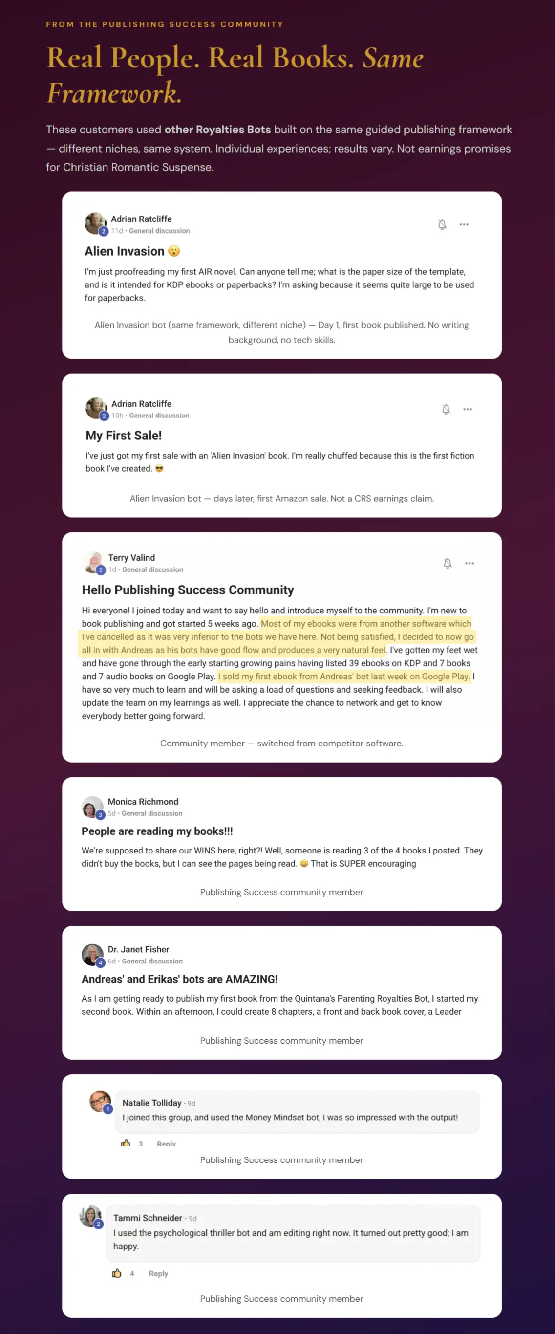 real-feedbacks