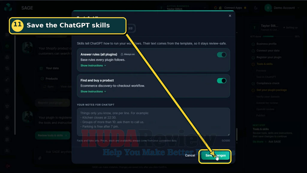 BizInGPT-demo-11-Skills
