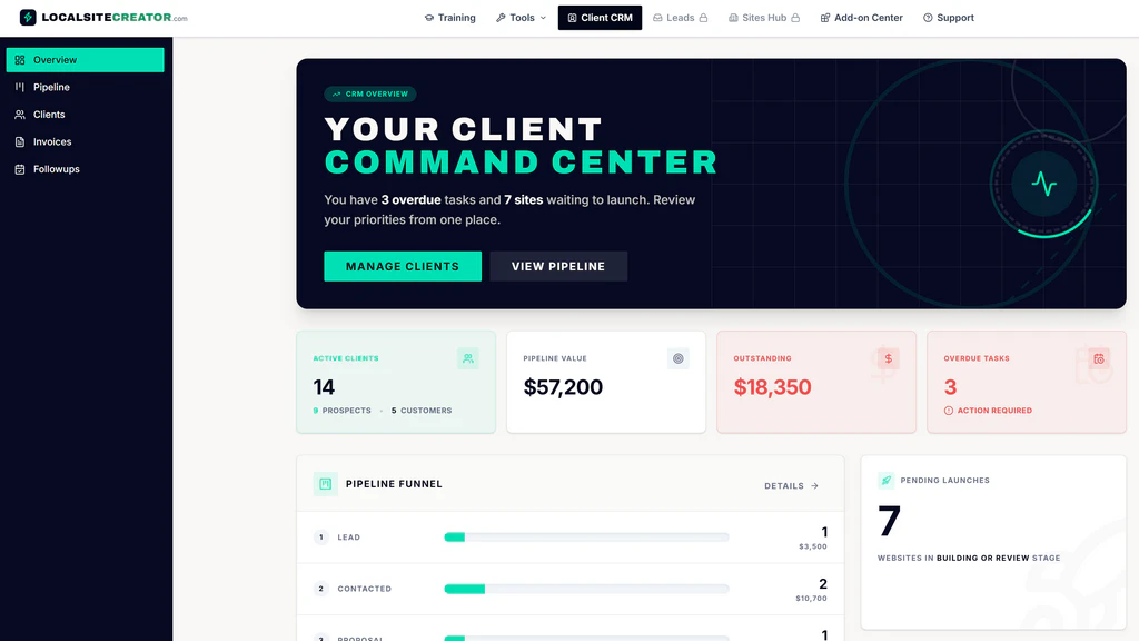 LocalSiteCreator-feature-3-Client