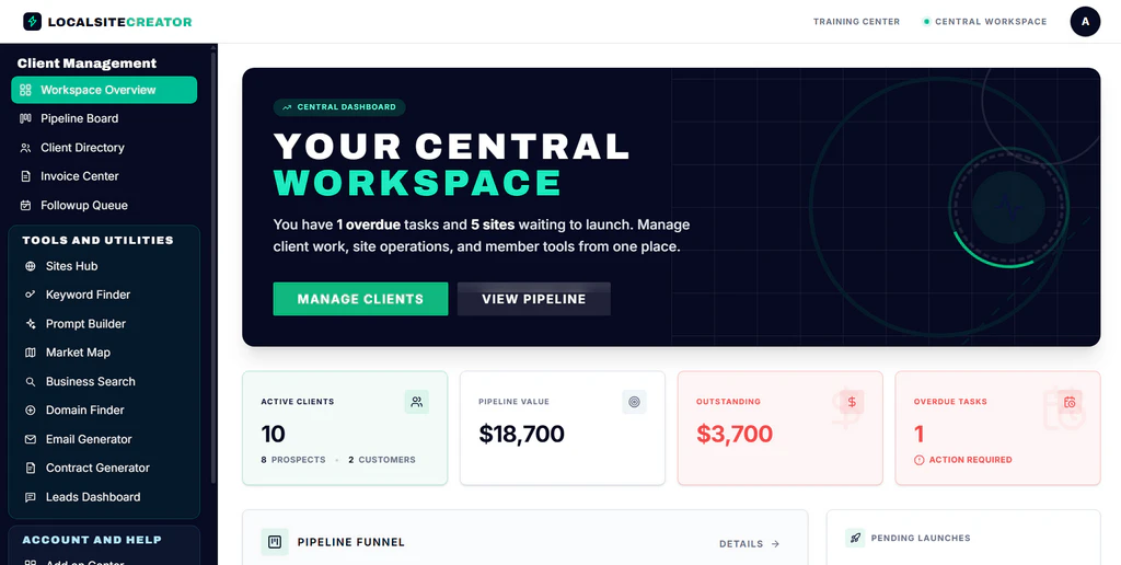 LocalSiteCreator-feature-5-Workspace