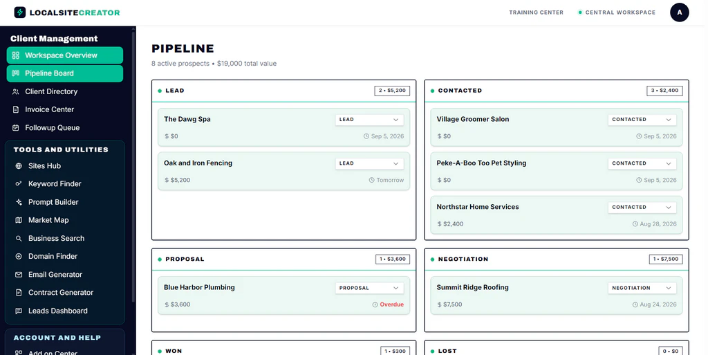 LocalSiteCreator-feature-6-Pipeline
