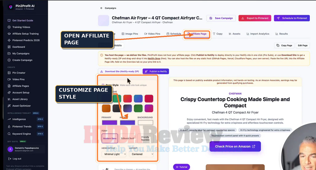 Pin2Profit-AI-demo-11-Customize