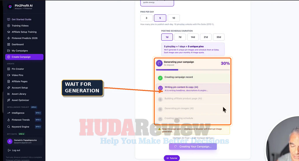 Pin2Profit-AI-demo-9-Generate