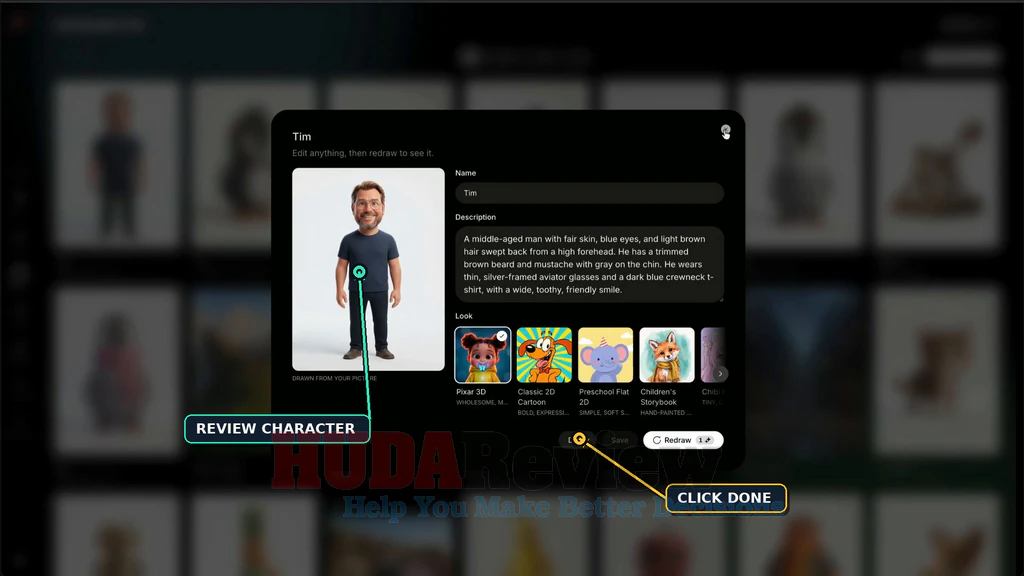 RocketToons-AI-demo-5-Review