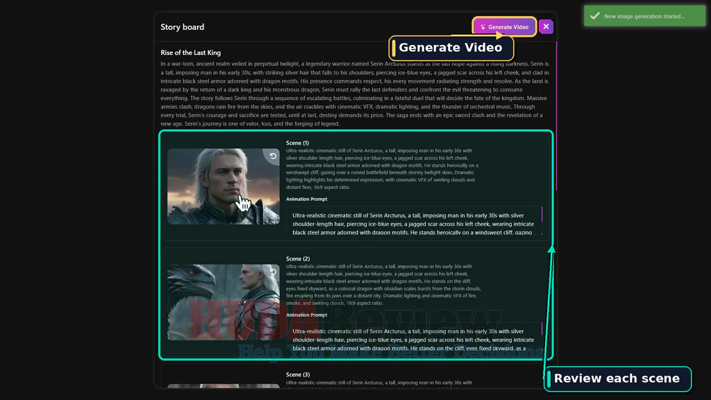 VideoHub-AI-demo-6-Scenes