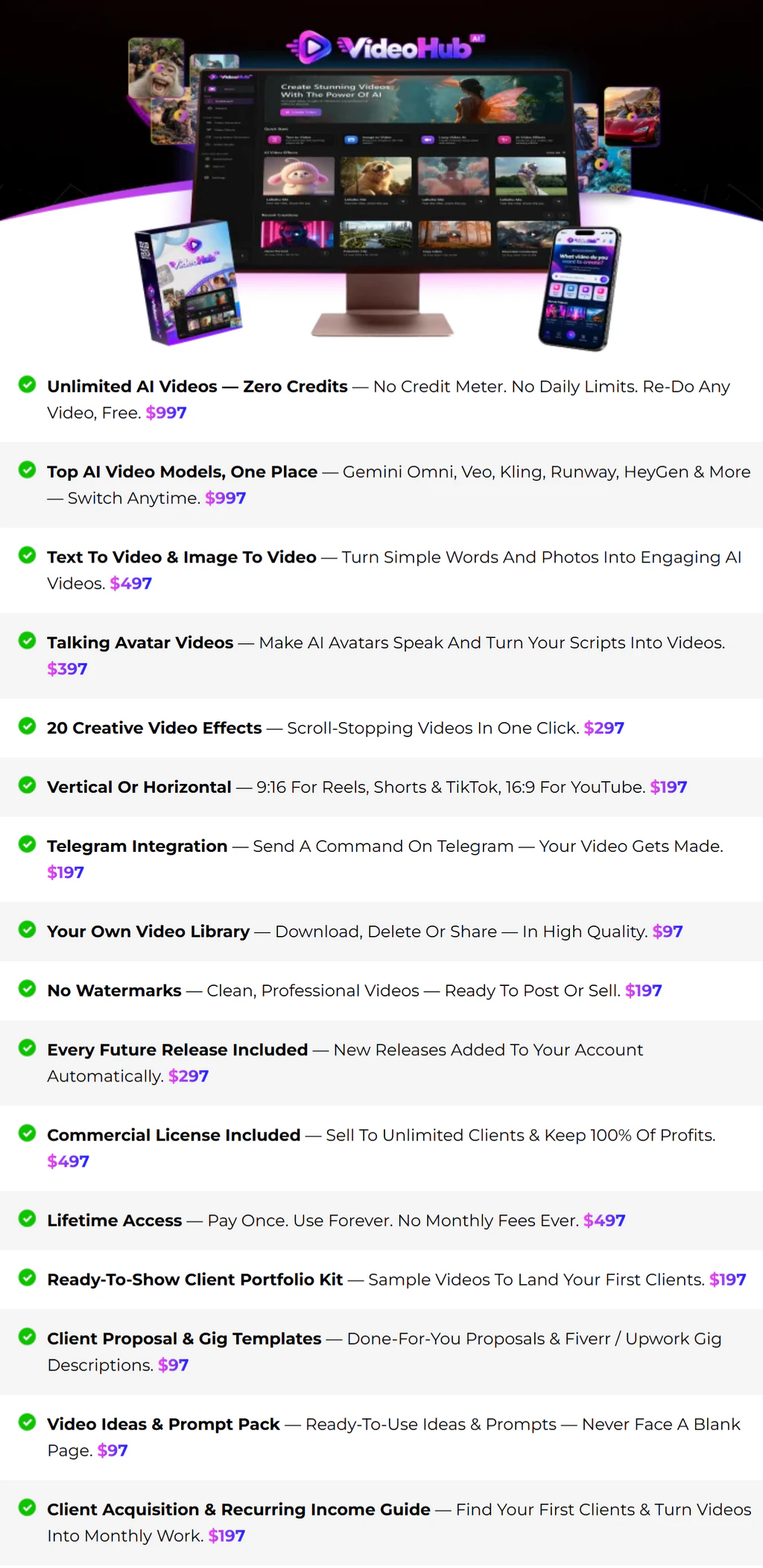 VideoHub-AI-price