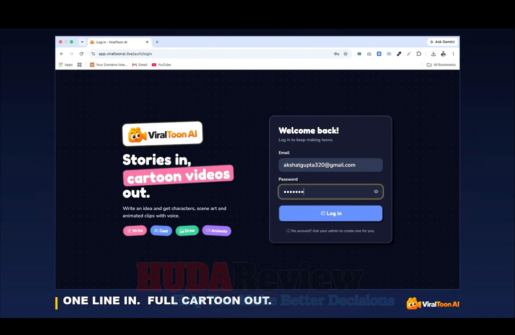 ViralToon-AI-demo-1-login