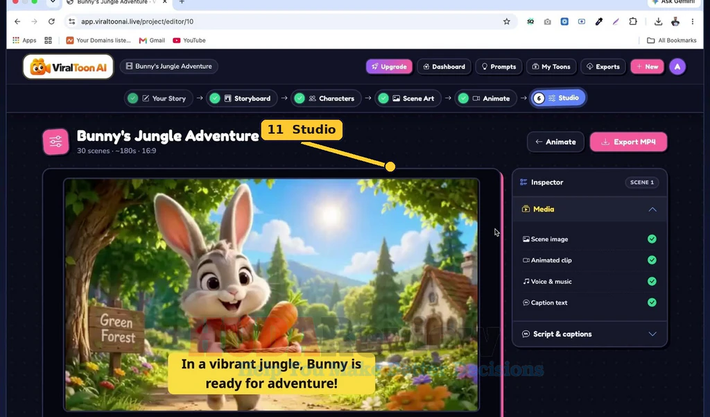 ViralToon-AI-demo-11-Studio