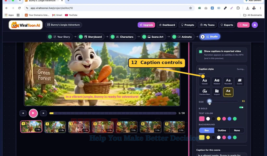 ViralToon-AI-demo-12-Adjust