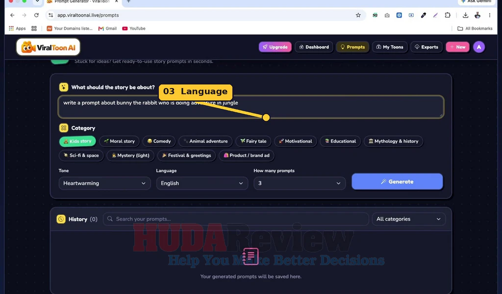 ViralToon-AI-demo-3-Choose
