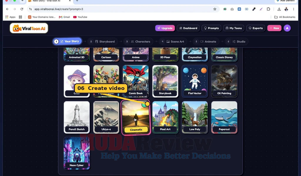 ViralToon-AI-demo-6-Create