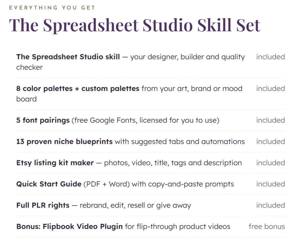 the-spreadsheet-studio-skill-set-price